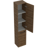 Пенал подвесной CERSANIT LARA 30 орех табак 69157